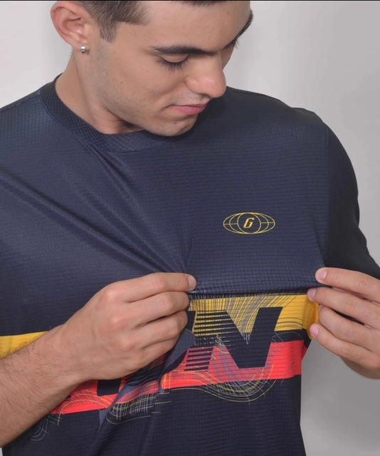 Gavia Black Run - Polera de Running Manga corta Hombre (Negra)