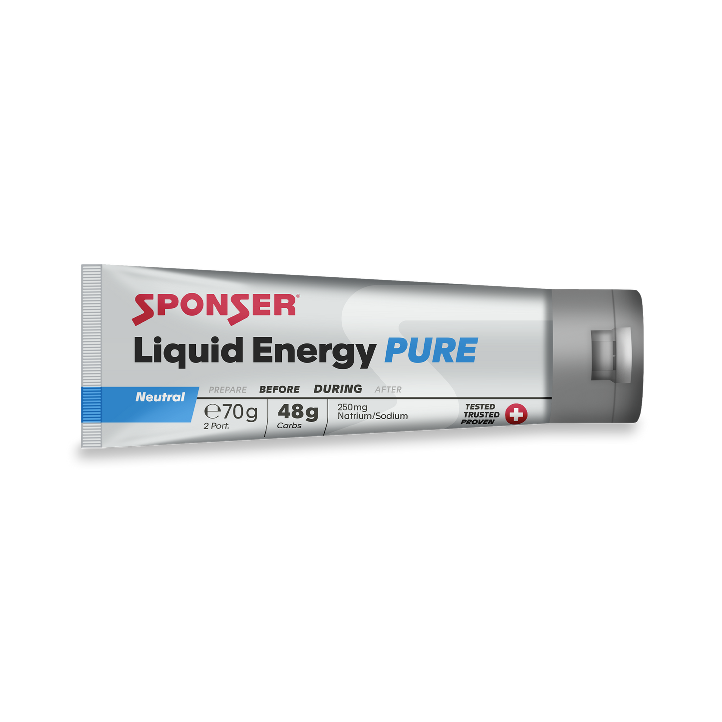 Sponser Liquid Energy Pure – *NUEVO* Gel energético alto en carbohidratos neutro 70g