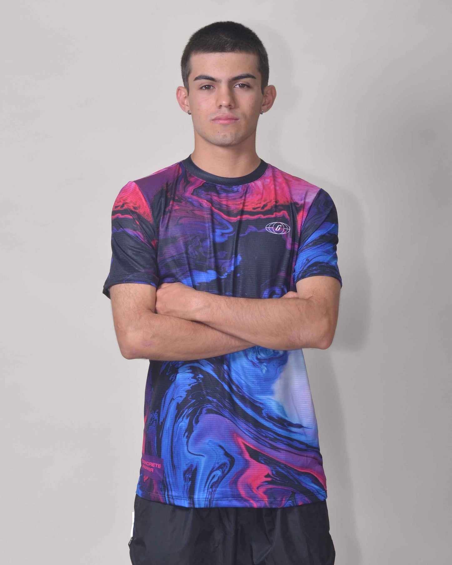 Gavia Seea - Polera de Running Manga corta Hombre (multicolor)