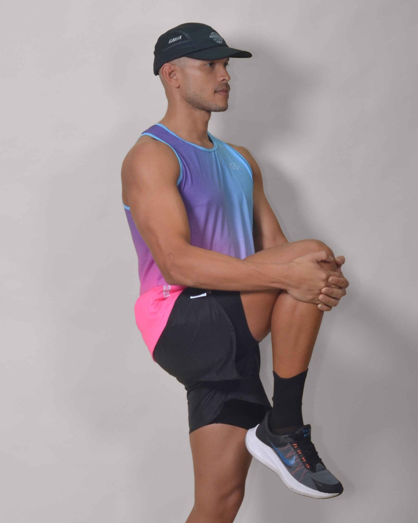 Polera Running Gavia City - Camiseta de correr sin mangas. Hombre