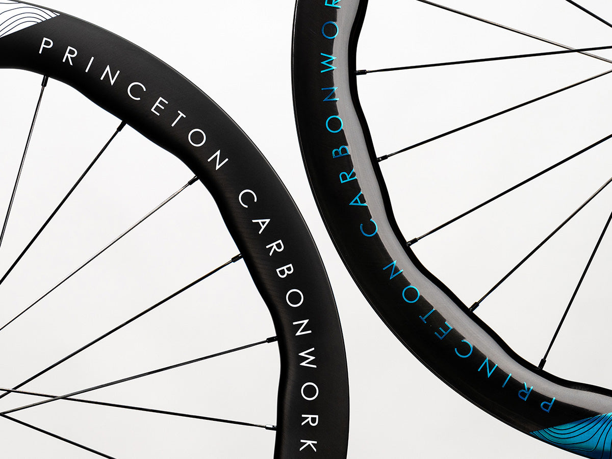 Princeton DUAL 5550 EVO - Juego de Ruedas de Ruta y Gravel carbono Freno Disco (Diferentes colores y nucleo)