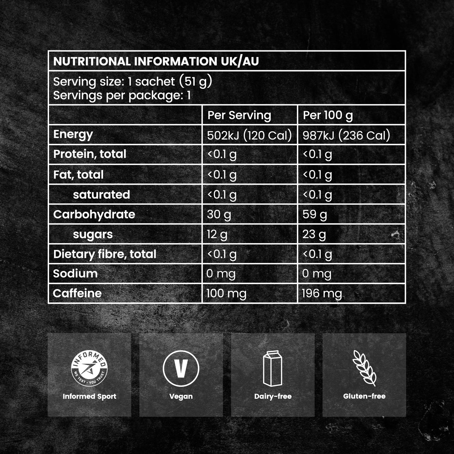 Gel con Cafeina Precision Fuel PF 30 Caffeine Gel (51 g)