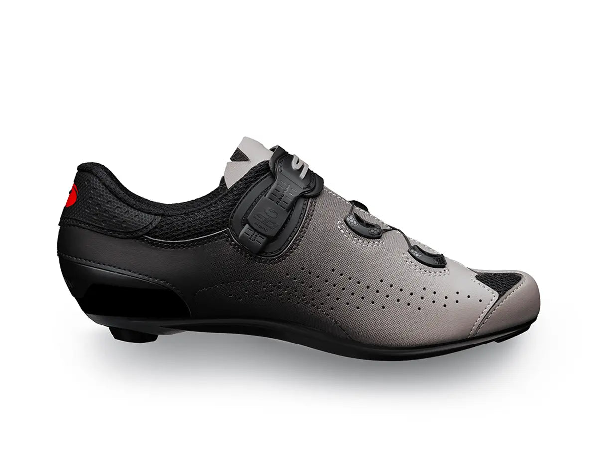 Sidi Genius 10 - Zapato de ciclismo Ruta Gris Negro