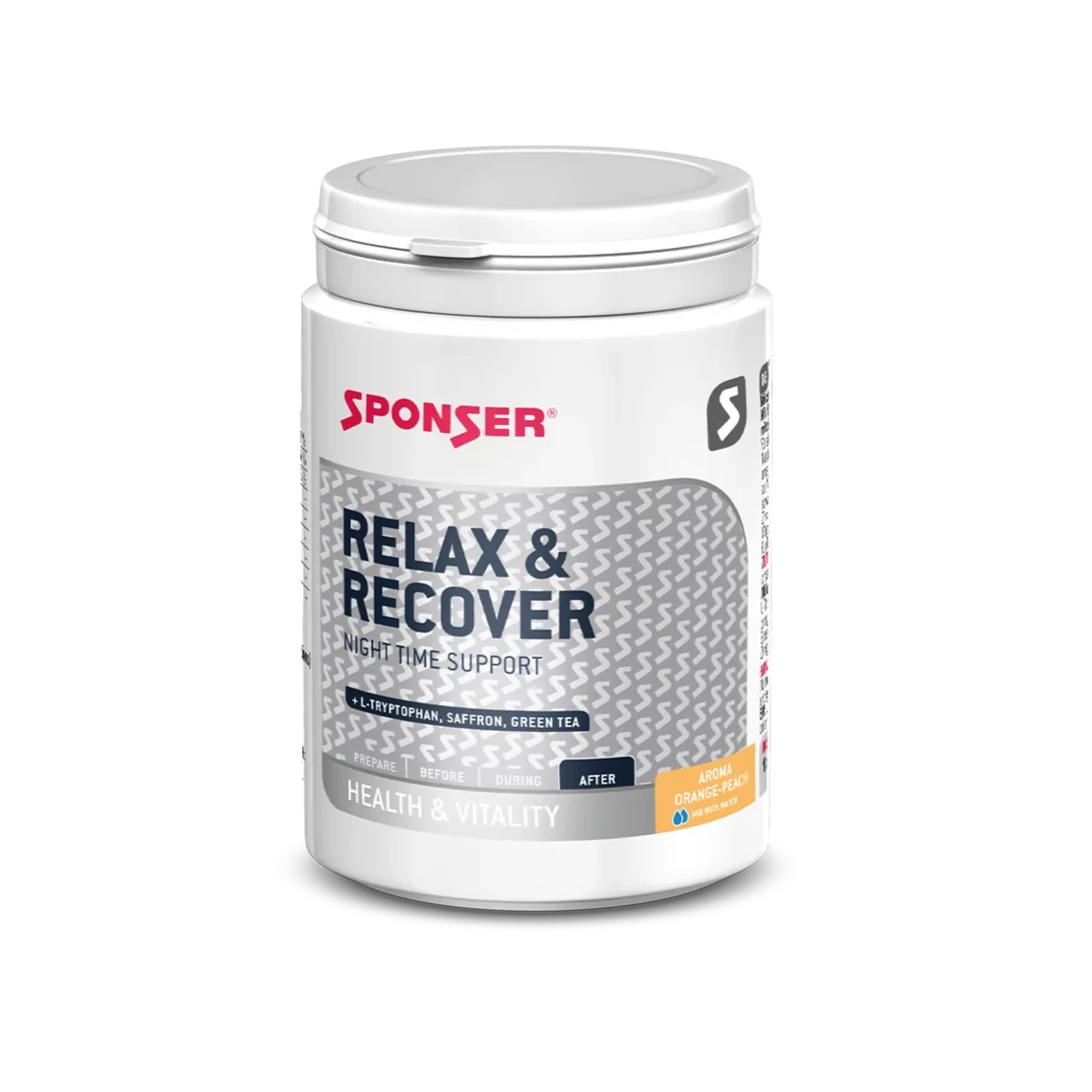 Sponser Relax Recovery - Recuperador nocturno (120g)