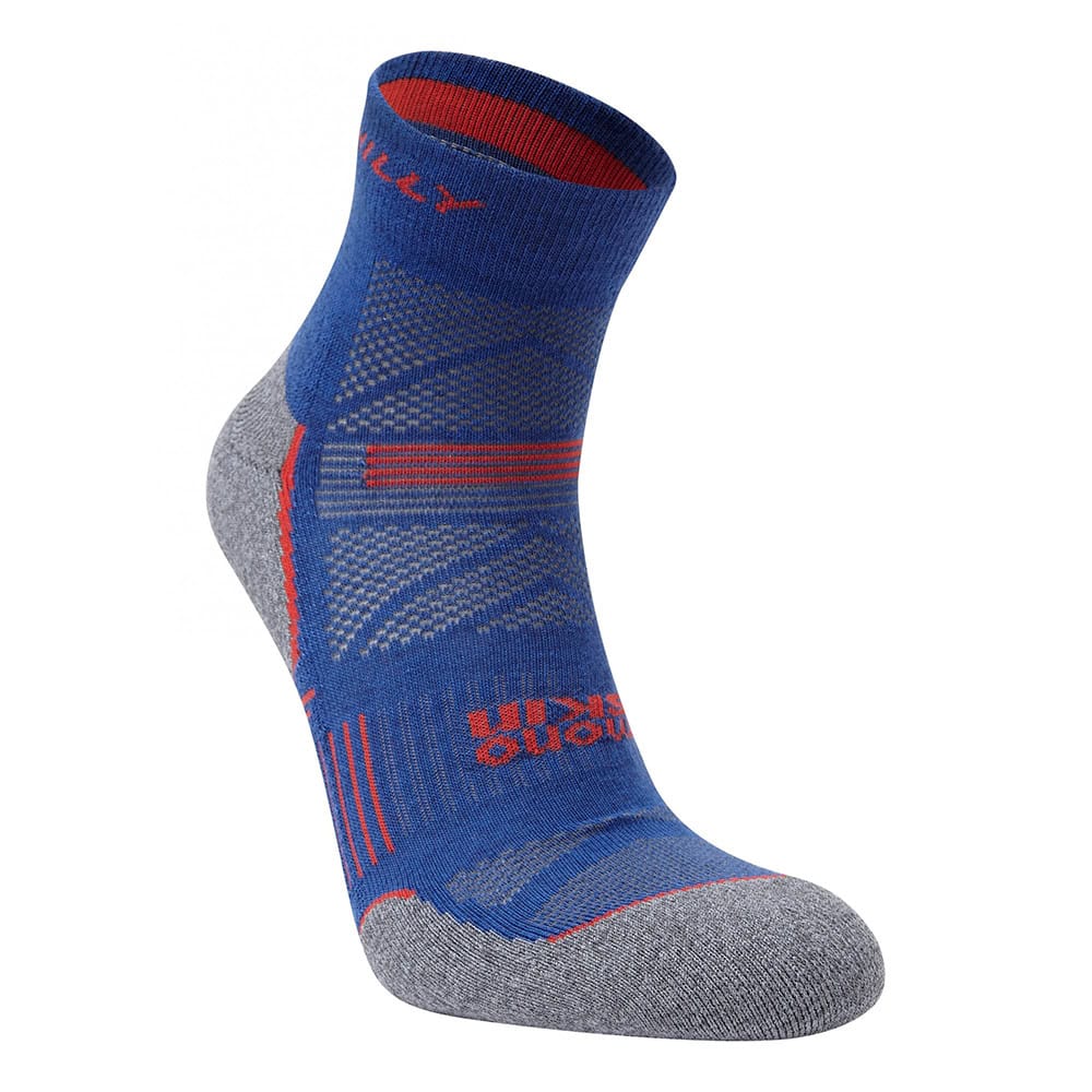 HILLY Supreme Anklet – Calcetines de running tobilleros con lana dri-release