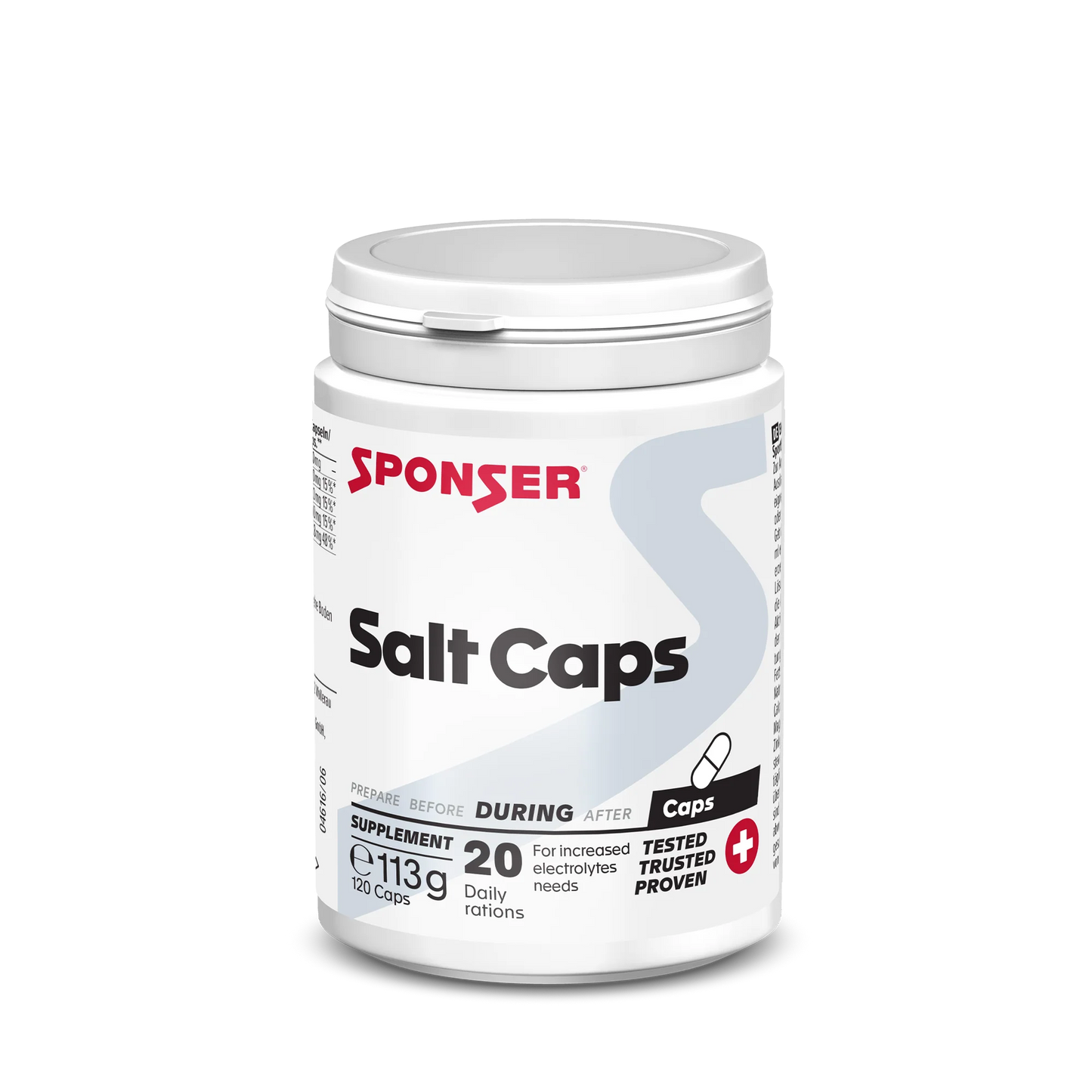 Sponser Salt Caps - Pastillas de Sal en frasco (electrolitos 120 capsulas)