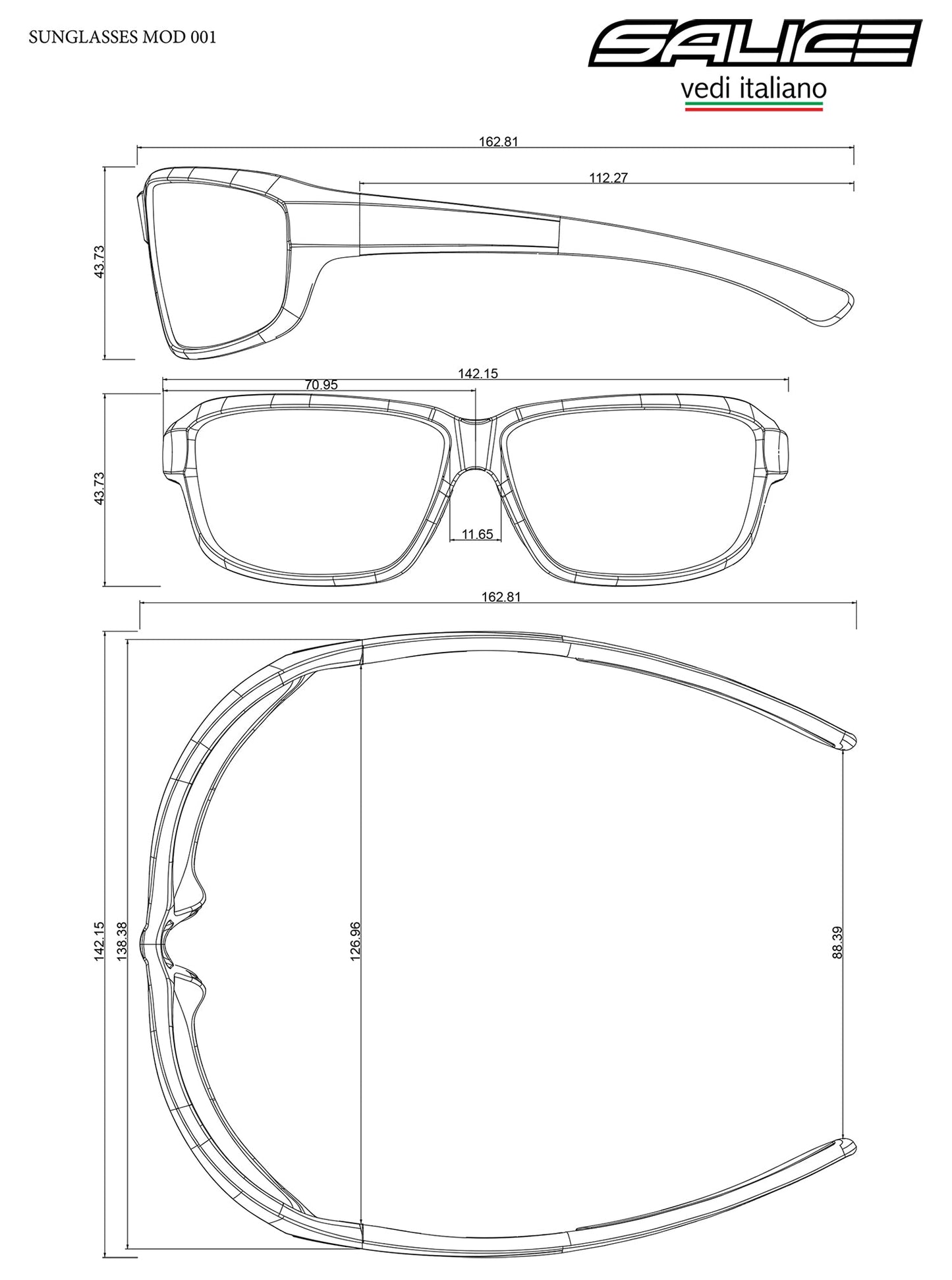 Anteojos deportivos Salice 001