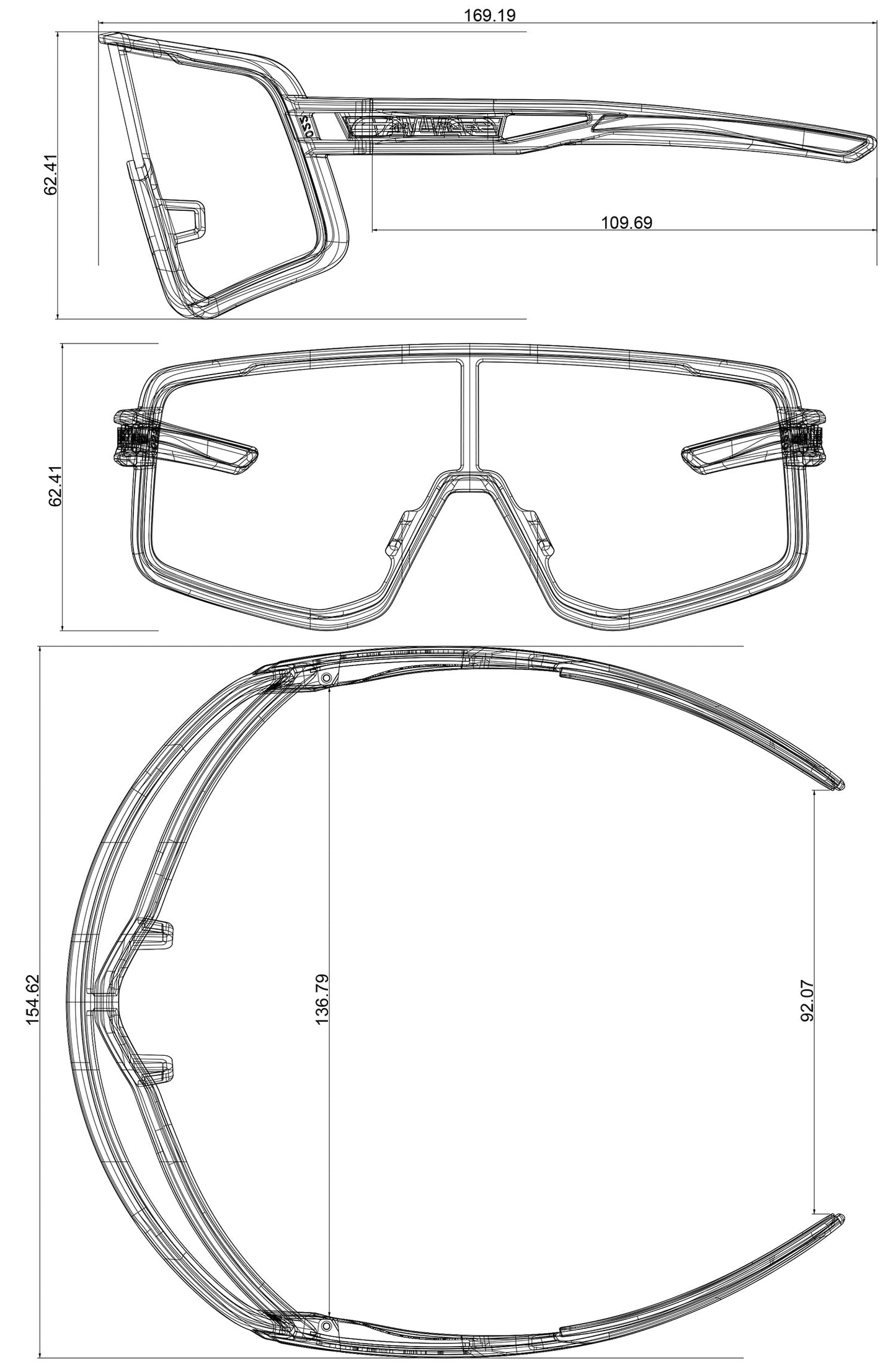 Salice 022 - Anteojos deportivos fotocromáticos