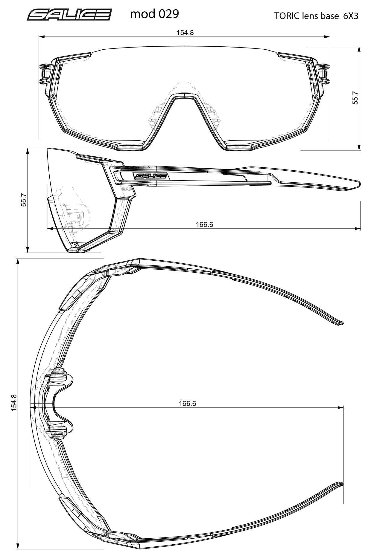 Anteojos Deportivos Salice 029