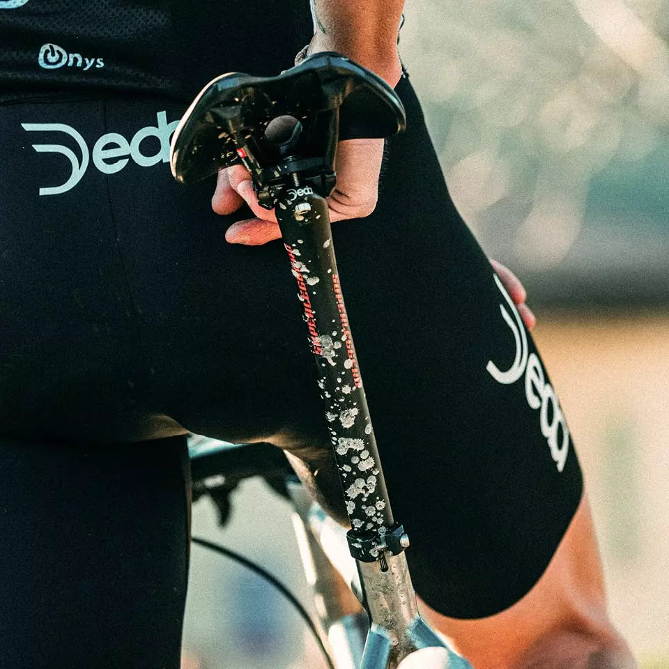 Deda SUPERLEGGERO seatpost - Tubo de sillín de carbono (Tija Diferentes medidas 25 mm y 0 mm setback)