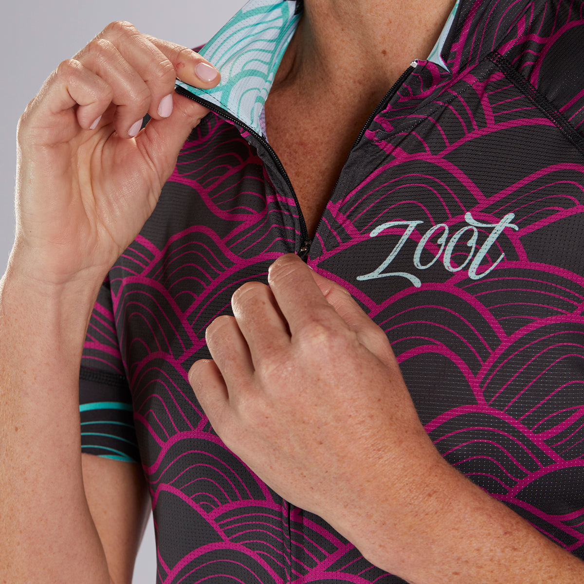 Tricota de Ciclismo Zoot ALOHA (mujer)