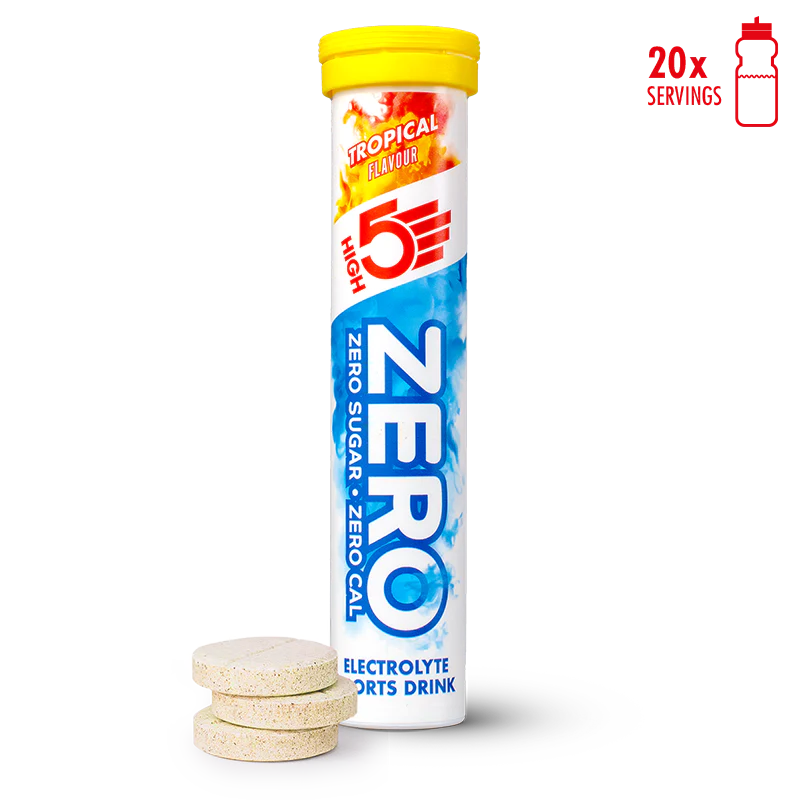 High5 Zero - Sales electrolitos efervescentes sin azucar (3 sabores)