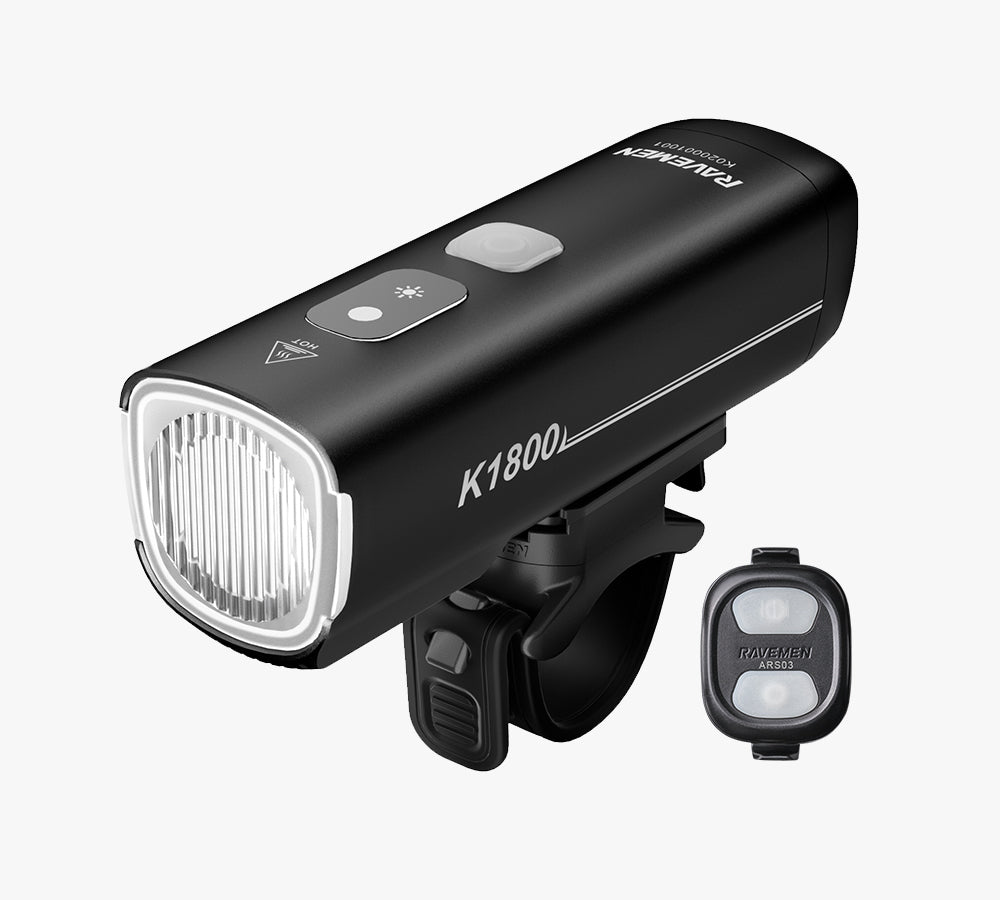 Luz delantera para bicicleta Ravemen K1800