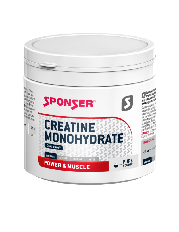 Sponser Creatine Monohydrate - Suplemento deportivo Creatina - 500g o 300g en Polvo