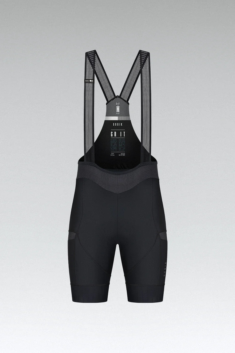 Gobik Culotte Grit - Calzas de ciclismo cortas Hombre. Acolchado K10 (Color Negro)