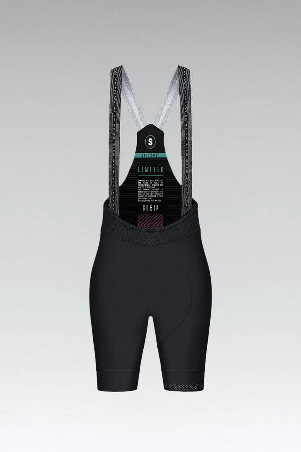 Gobik Culotte Limited – Calzas Cortas de ciclismo Mujer. Acolchado K9 (Color Negro)