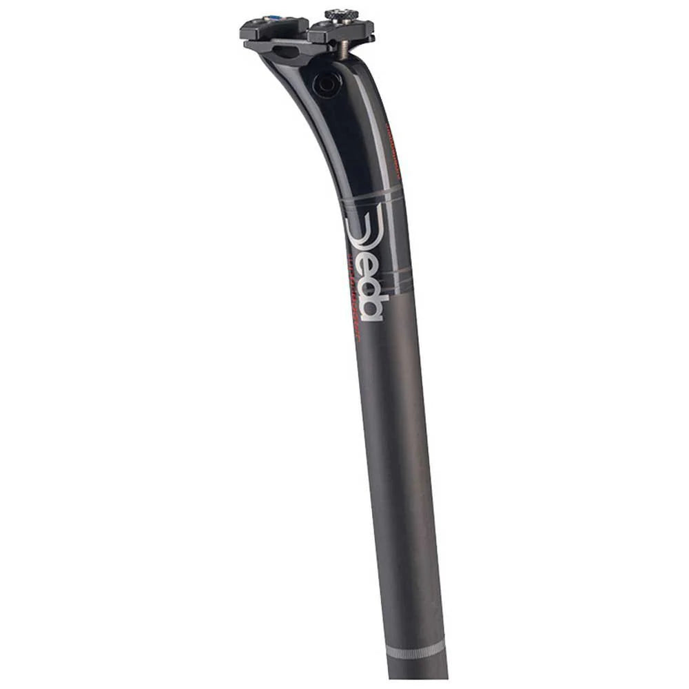 Deda SUPERLEGGERO seatpost - Tubo de sillín de carbono (Tija Diferentes medidas 25 mm y 0 mm setback)