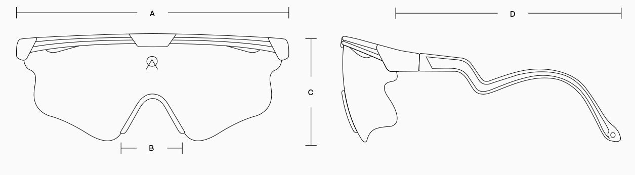 Alba Optics Delta Lei - Anteojos deportivos (10 Diferentes colores)