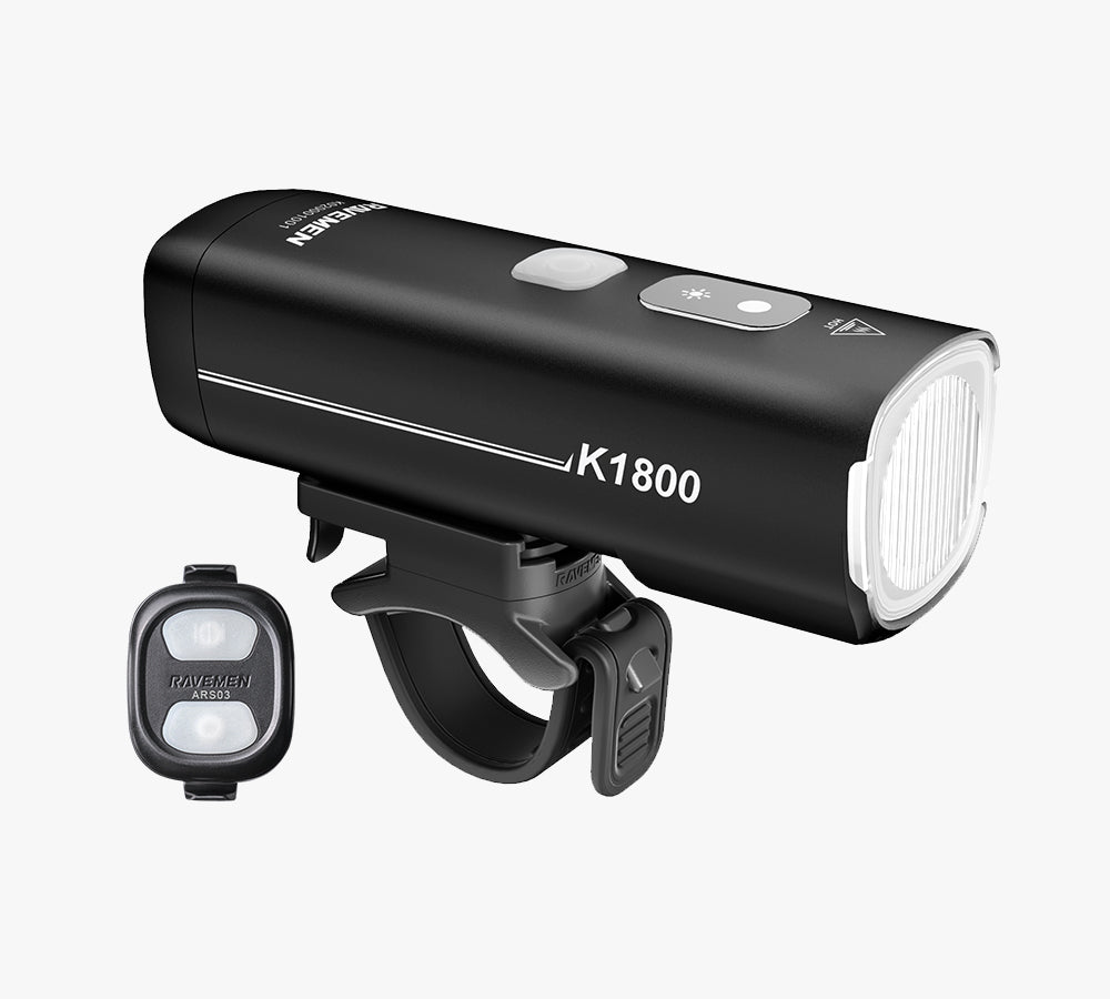 Luz delantera para bicicleta Ravemen K1800