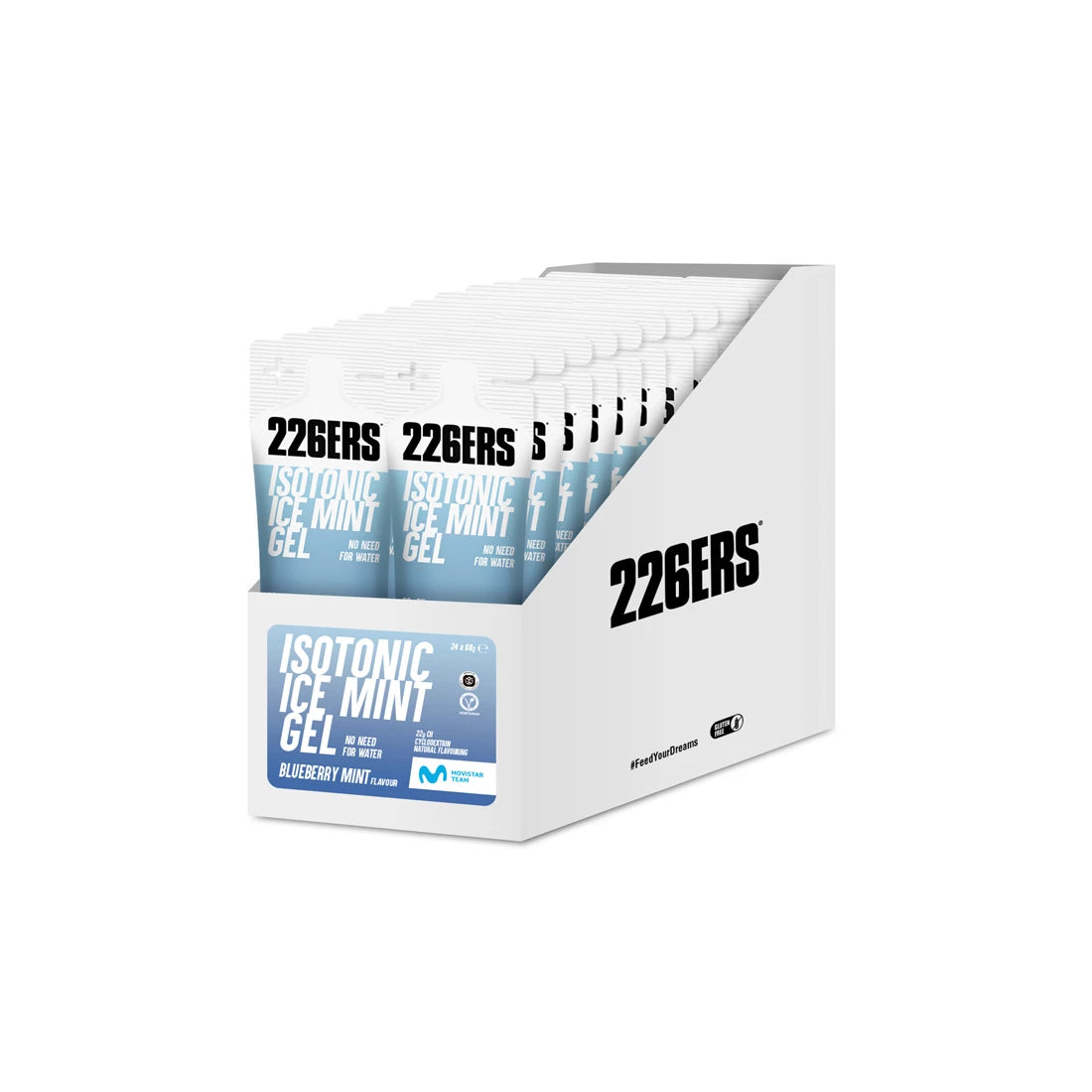 226ERS Isotonic Ice Gel – Gel isotónico sabor menta 68g (Unidad o caja de 24)