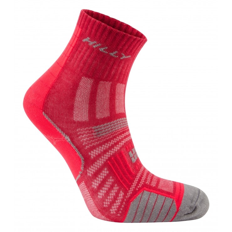 HILLY Twin Skin Anklet – Calcetines de running tobilleros de doble capa