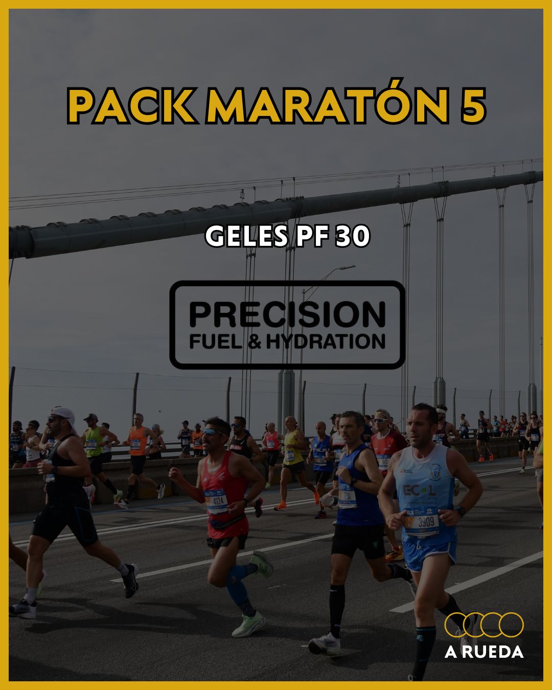 Pack Maratón 5: Mix de Geles Precision Fuel 30g + Sales