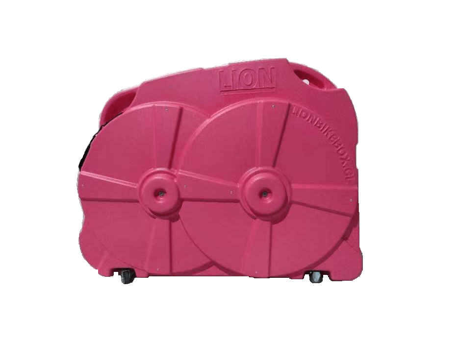 Maleta rígida para bicicleta Lion Bike Box (Rosada)