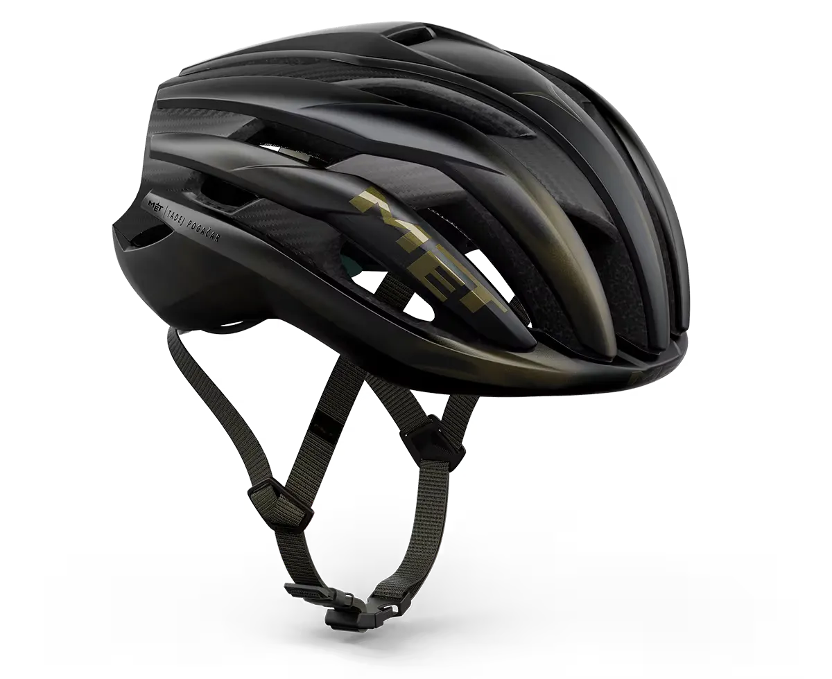 Met Trenta 3K Carbon Tadej Pogačar - Casco de Ciclismo Ruta Liviano Edición limitada (2 Colores)