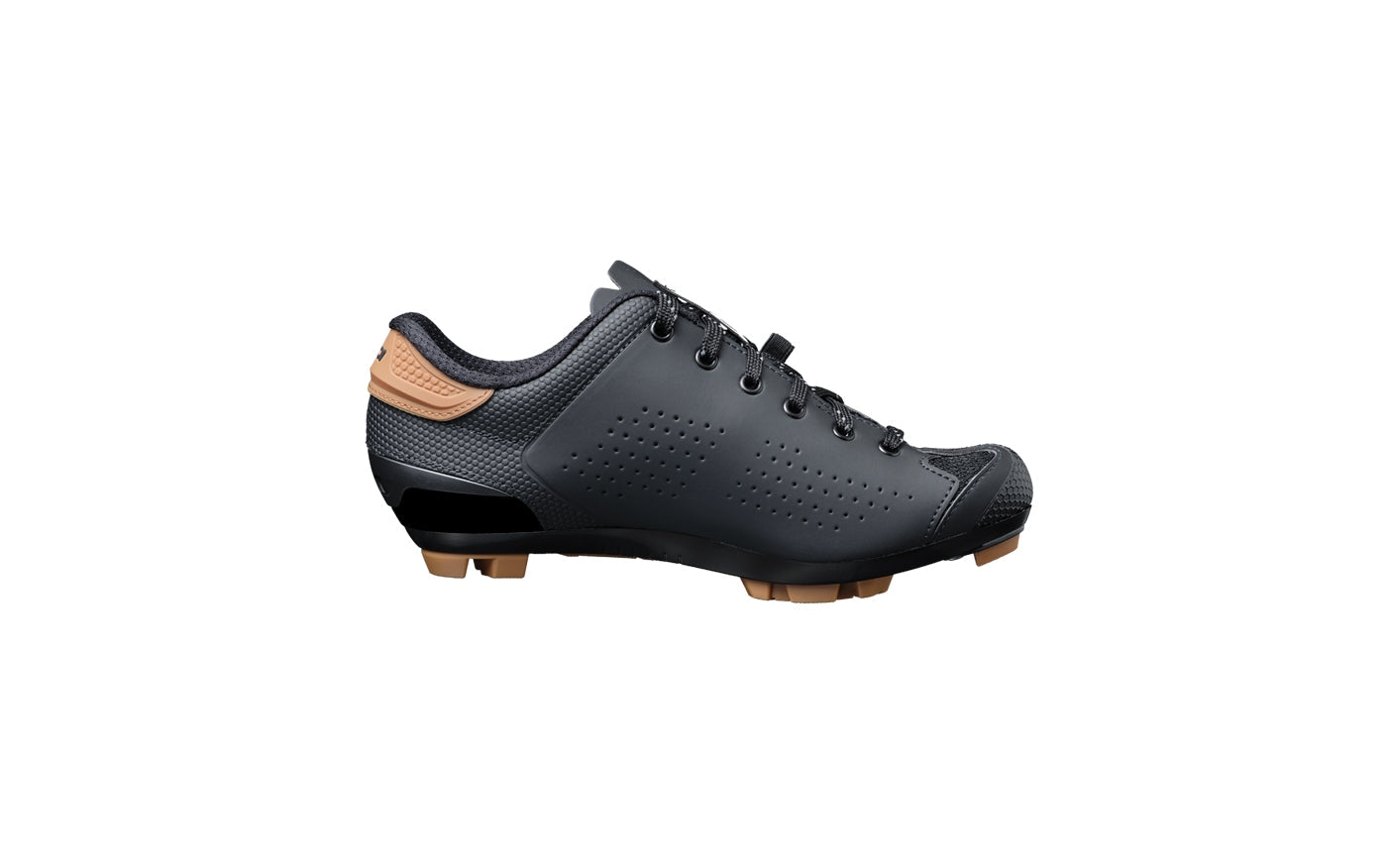 Sidi Dust ShoeLace - Zapato de ciclismo Gravel MTB con Cordones Negro