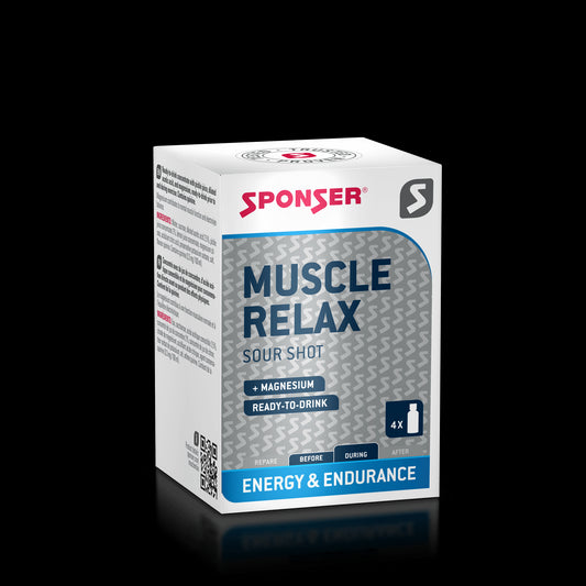 Sponser Muscle Relax – Shots para calambres musculares (4 x 30 ml)