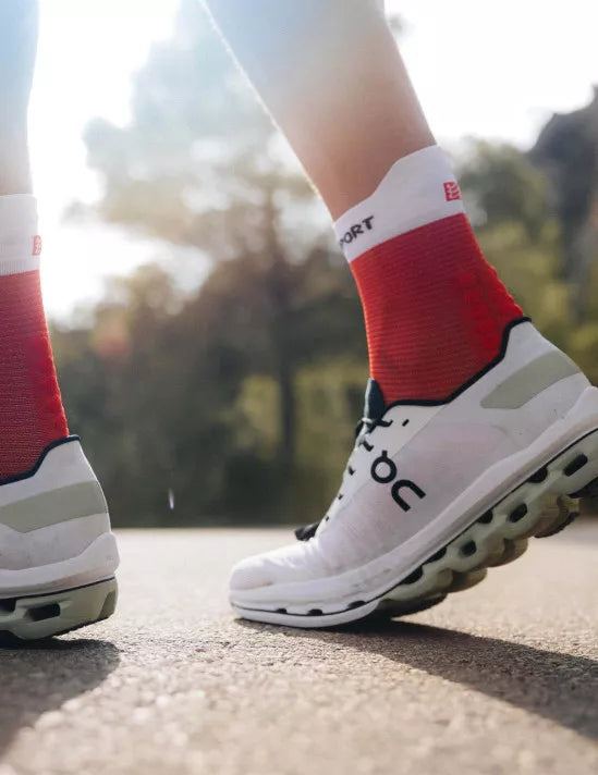 Calcetines de Running Pro Racing Socks v4.0 Core Red/ White Black