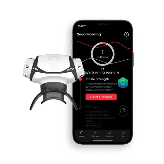 Dispositivo para trabajar oxigenación y capacidad pulmonar Airofit PRO2