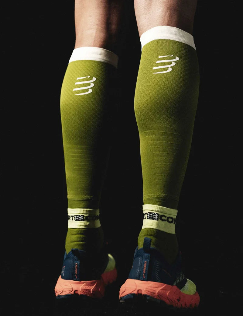 Compressport Gemelera R2 3.0 - Pernera Green/White Refl