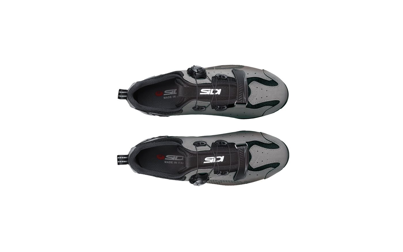 Sidi Zapatilla Mtb SD15 - Zapato de ciclismo montaña MTB XC Gravel Gris Negro
