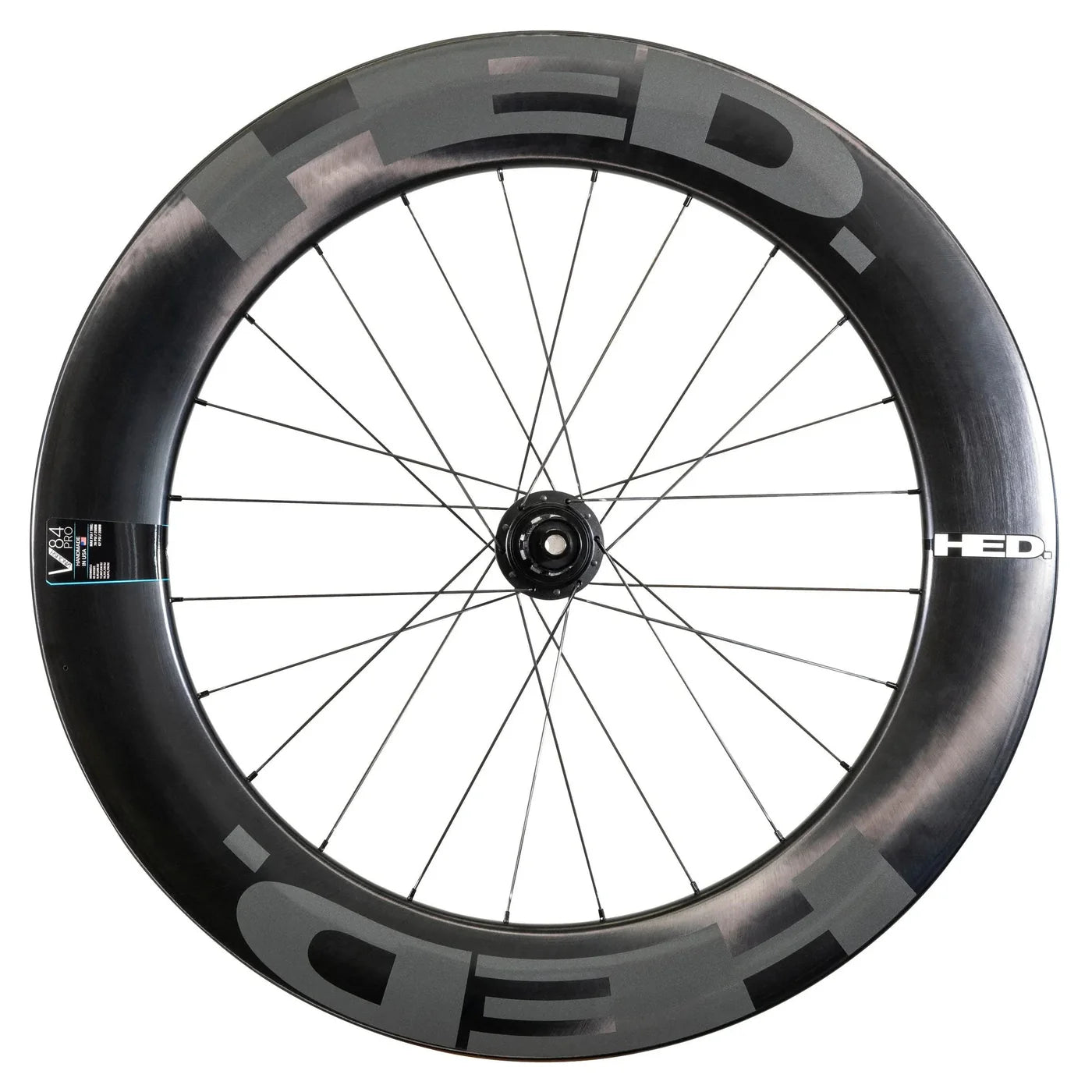 HED Set Vanquish Pro - Juego de Ruedas Ciclismo de Ruta. Perfiles 45, 62, 84 (Freno de disco)