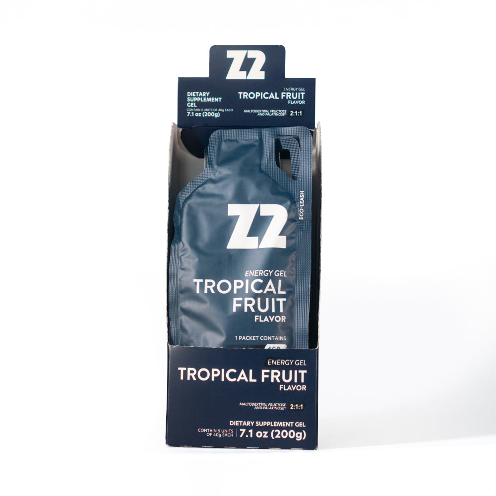 Energy Gel Z2 Tropical Fruit - Pack: Caja de 5 geles de 40g