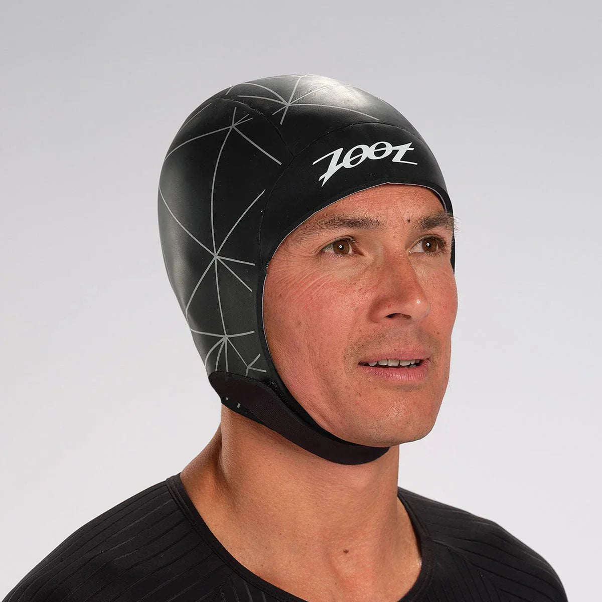 Gorra de neopreno natación Negra Zoot