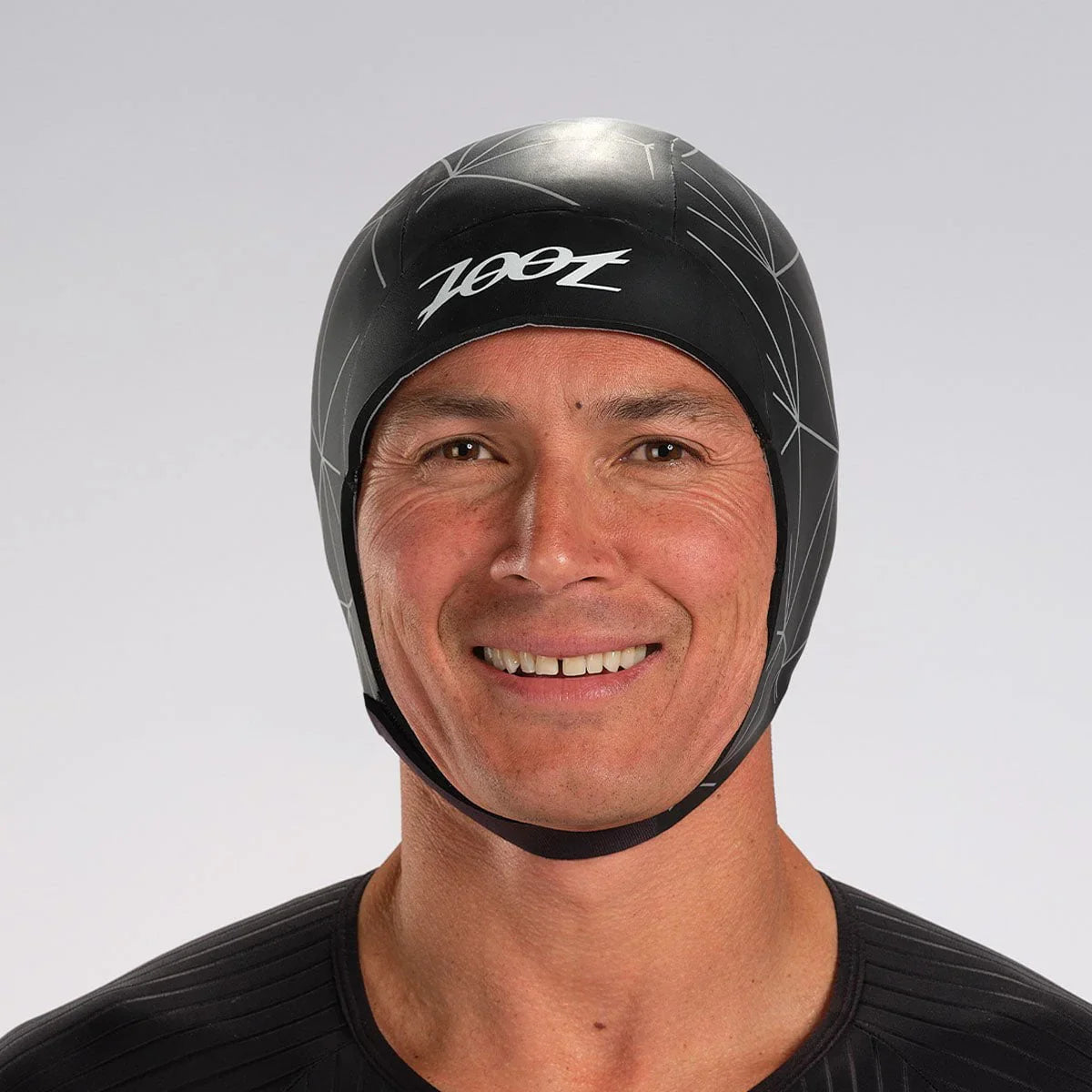 Gorra de neopreno natación Negra Zoot