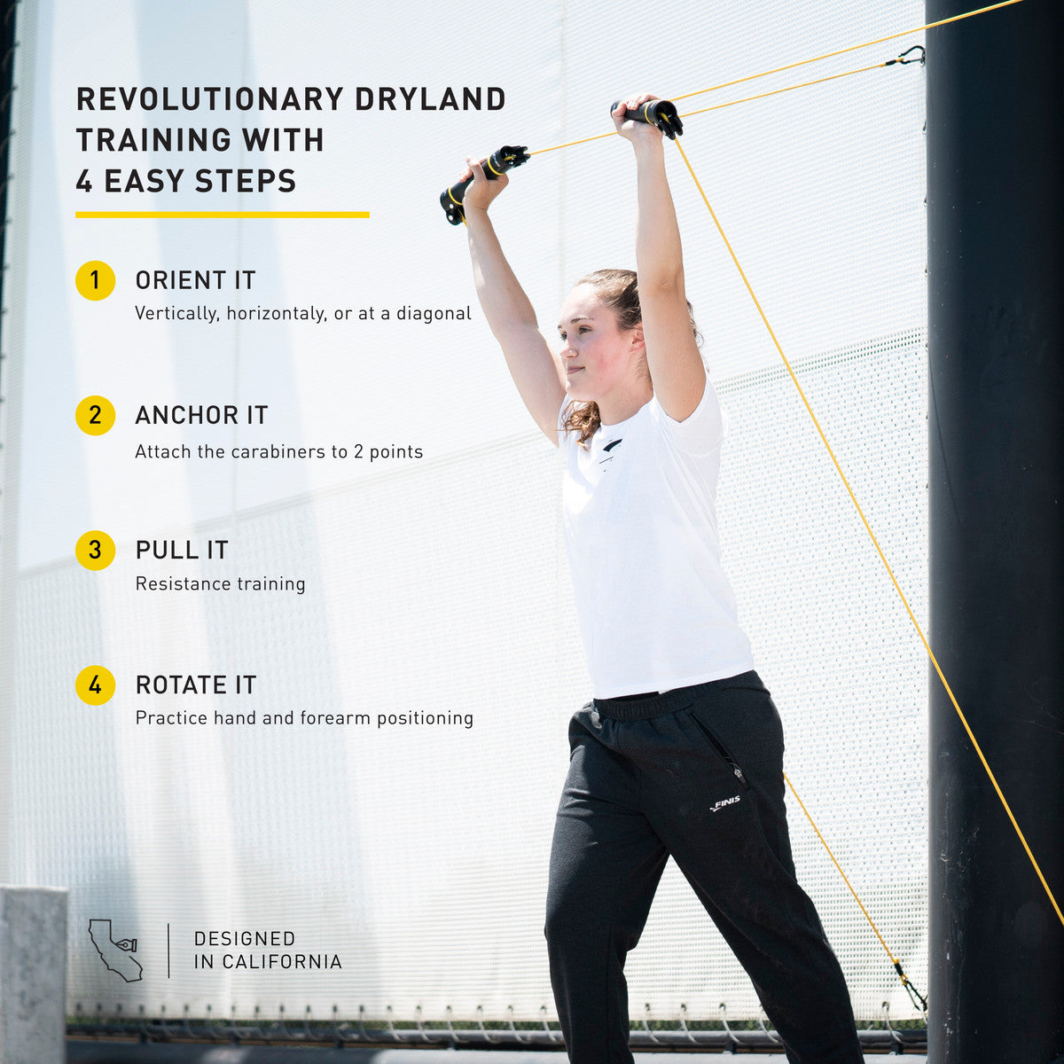 Elástico de Natación Slide Dryland Trainer 9mm