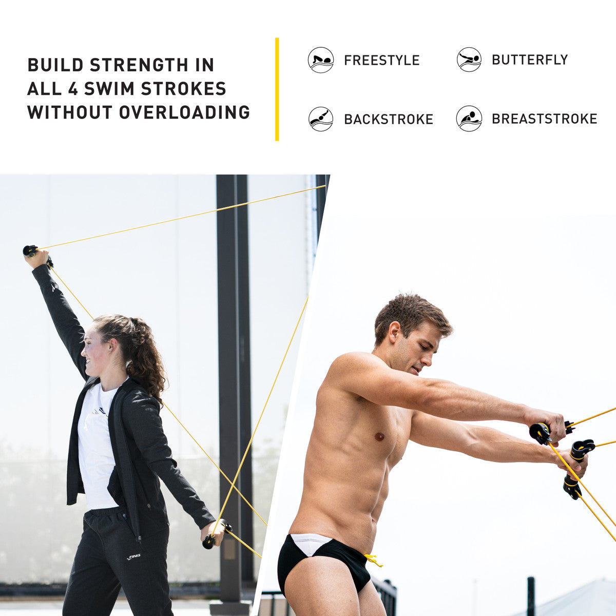 Elástico de Natación Slide Dryland Trainer 9mm