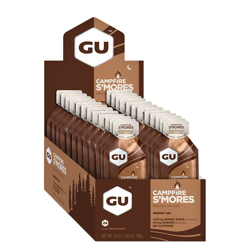 Caja de 24 Geles GU Energy Gel Original 32g (Sin Cafeina) (6 sabores)