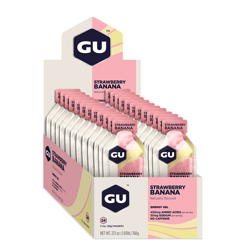Caja de 24 Geles GU Energy Gel Original 32g (Sin Cafeina) (6 sabores)