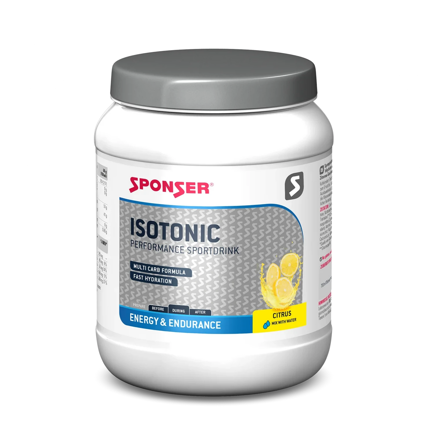 Sponser isotonic - Bebida isotónica deportiva (1000g) Limón