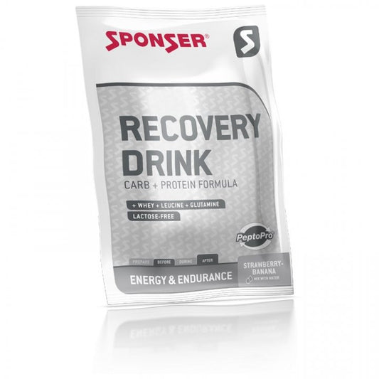 Sponser Recovery Drink (60g) - Bebida para recuperar Proteina, Minerales, Vitaminas, Aminoacidos