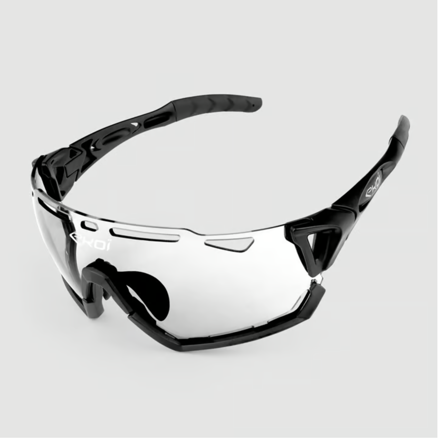 Anteojos de ciclismo EKOI PERSOEVO 7 Negro Mate PH CAT 1 2 A Rueda