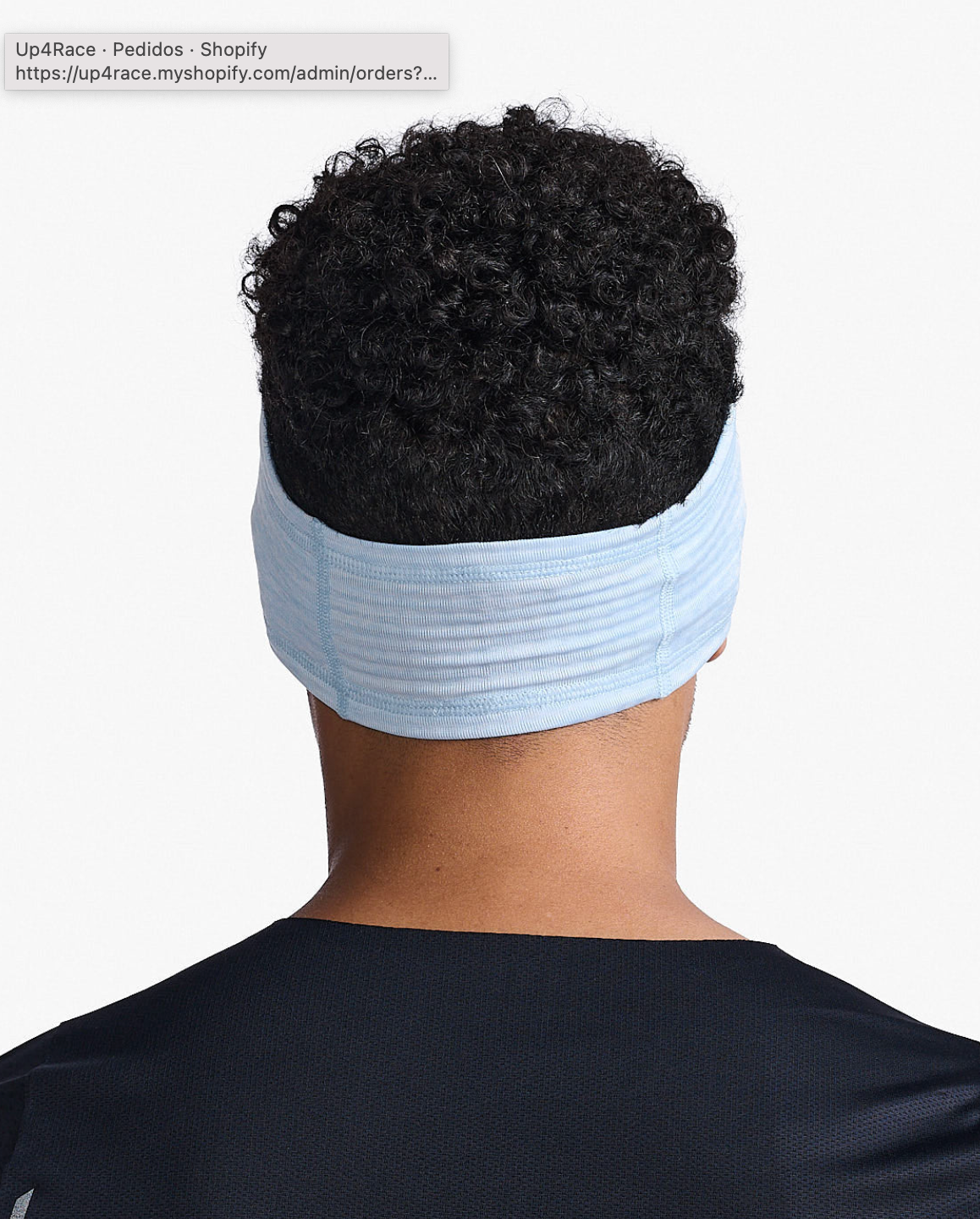 Cintillo Ignition Headband Unisex - Skyway/Black Reflective - 2XU