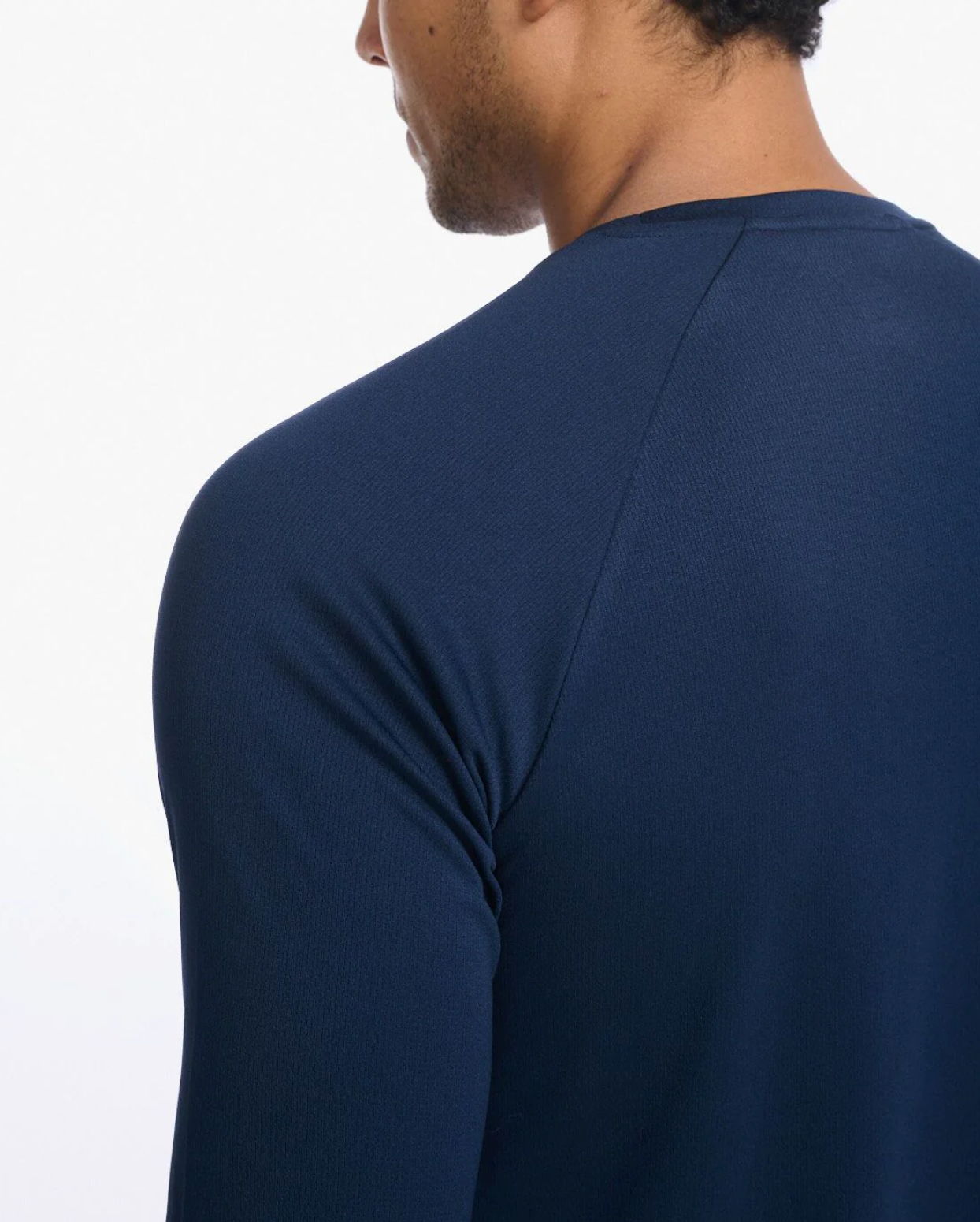 Polera Manga Larga Hombre 2XU Manga Larga Aspire - Midnight/White