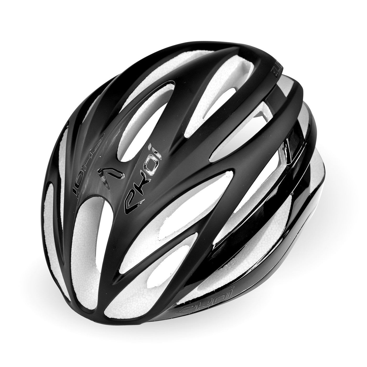 Casco EKOI ELIO MAGNETIC Negro EPS Blanco