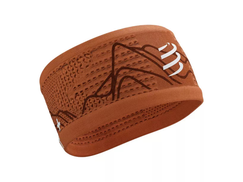 Cintillo Headband Compressport On/Off - Edición limitada Café