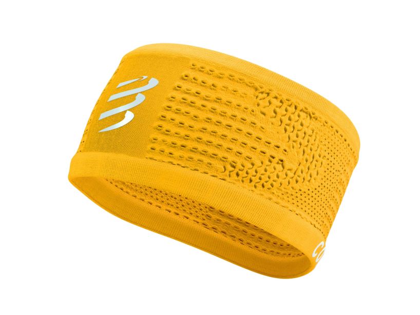 Cintillo Headband Compressport On/Off Amarillo